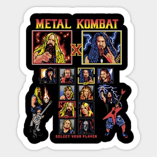 Metal Kombat Sticker